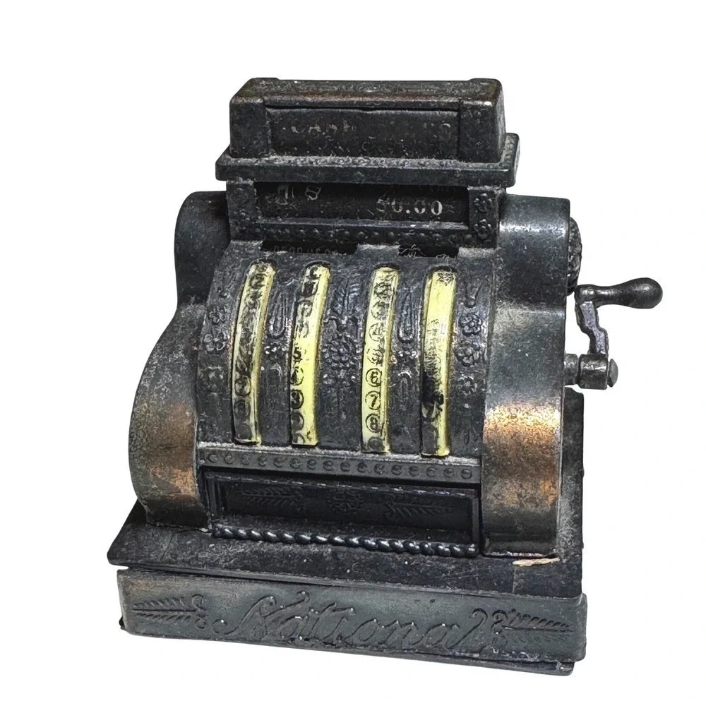 Vintage National Cash Register Metal pencil sharpener